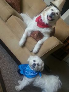 With her Friend Nola